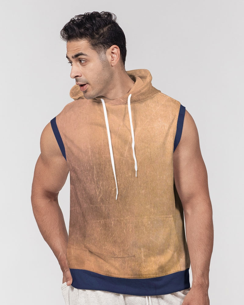 SHABAZ DESIGN Sweat à capuche épais sans manches pour homme