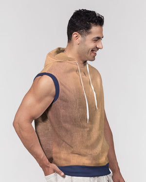 SHABAZ DESIGN Sweat à capuche épais sans manches pour homme