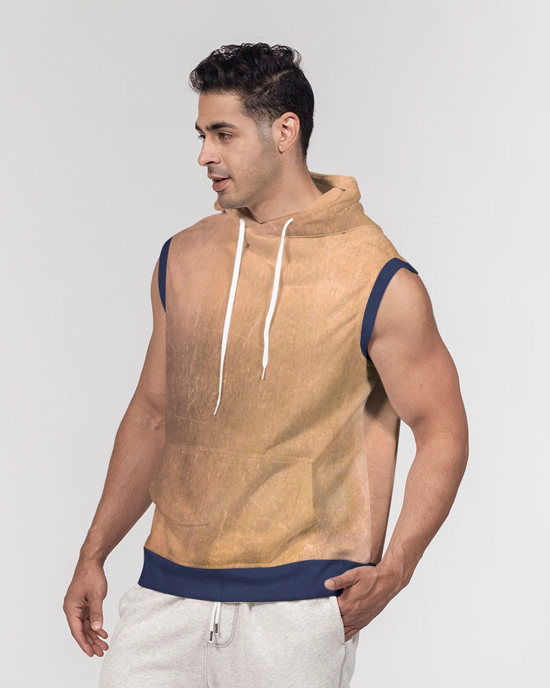 SHABAZ DESIGN Sweat à capuche épais sans manches pour homme