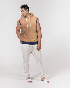 SHABAZ DESIGN Sweat à capuche épais sans manches pour homme